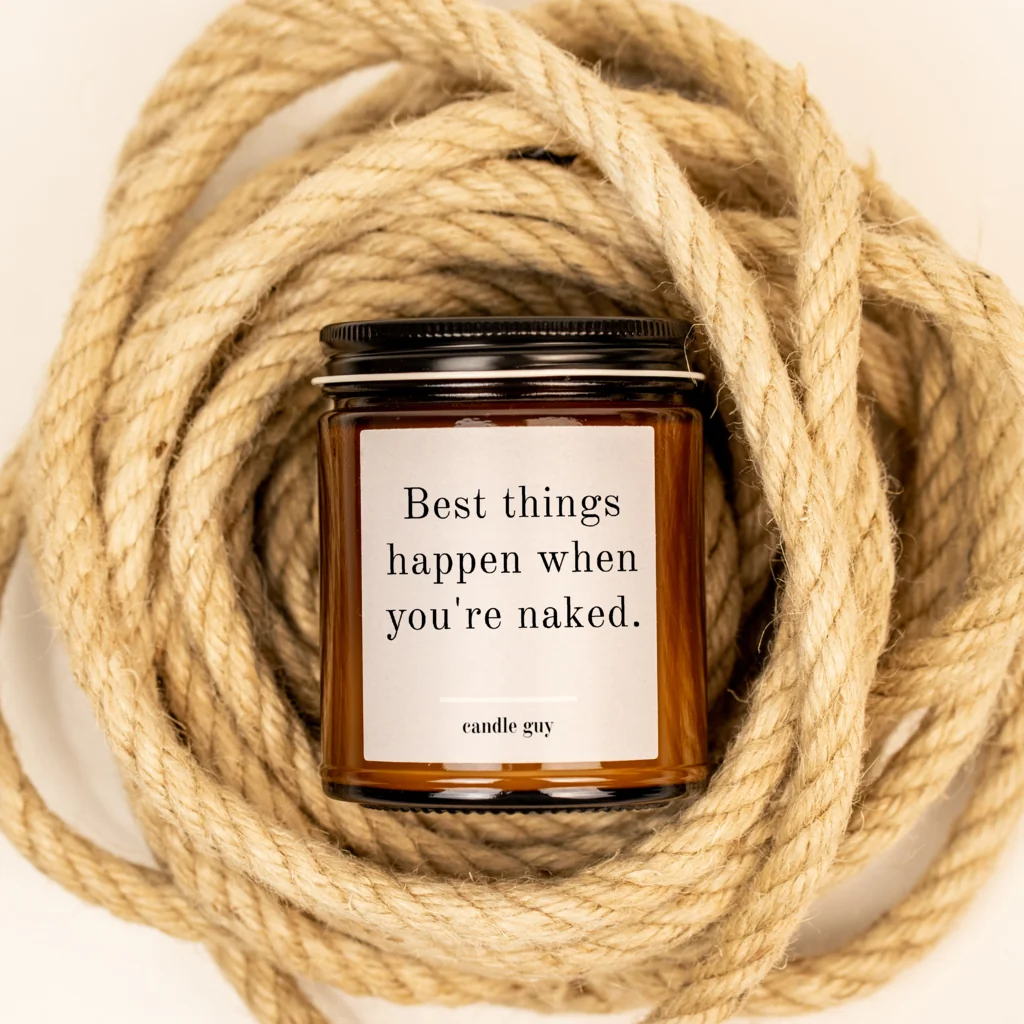 Best Things Happen When You Are Naked Drugstore Candle Original Candle Guy